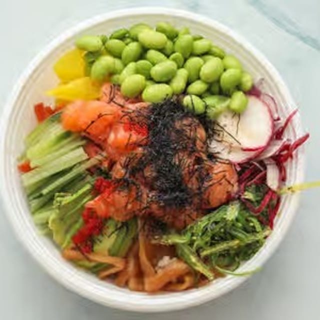 Salmon Poke Bowl.