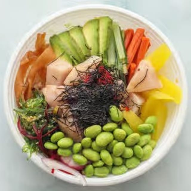 Yellowtail Poke Bowl.