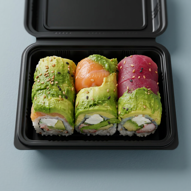 *Rainbow Roll.